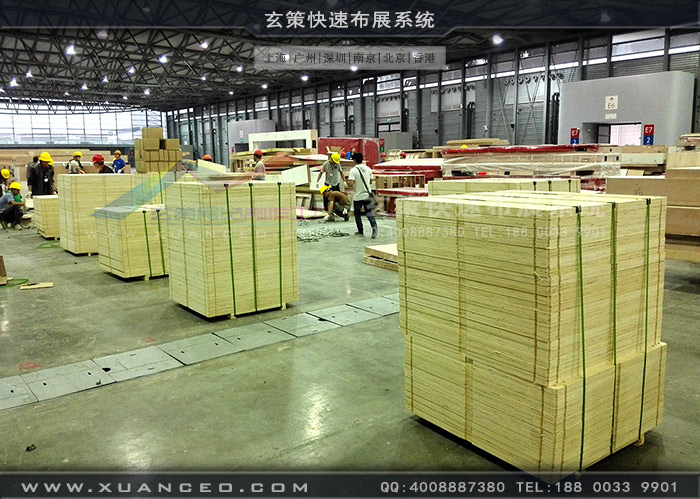 玫瑰岛卫浴展台地面搭建 玫瑰岛卫浴展台地面搭建